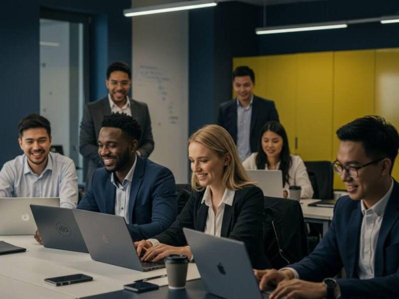 Uma empresa de soluções em tecnologia móvel
