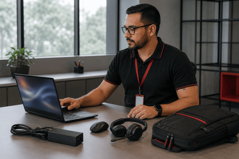 Preparação de notebook para novo colaborador